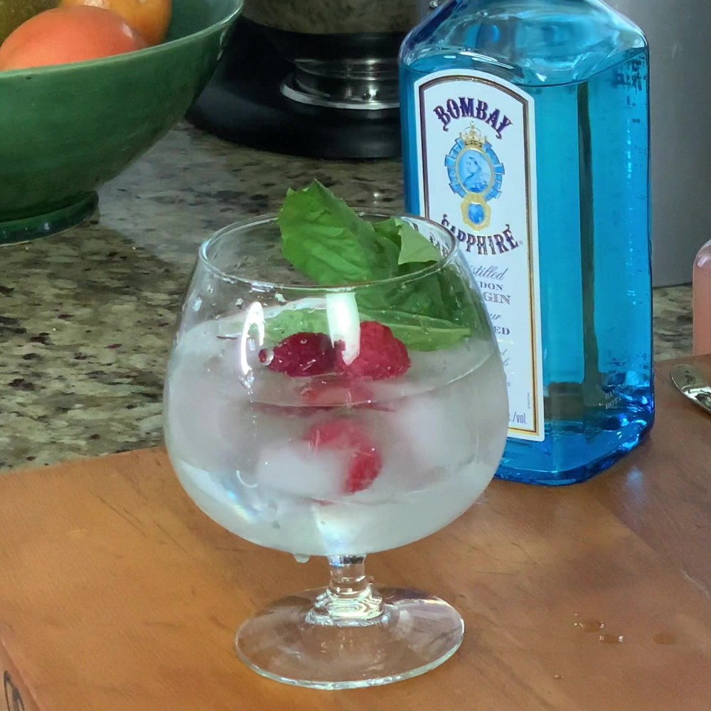 Bombay Sapphire Raspberry Basil G T